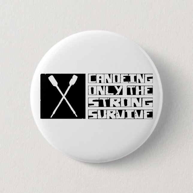 Canoeing überleben button (Vorderseite)