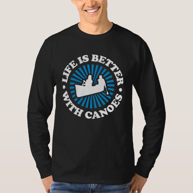 Canoeing   With Canoes T-Shirt (Vorderseite)