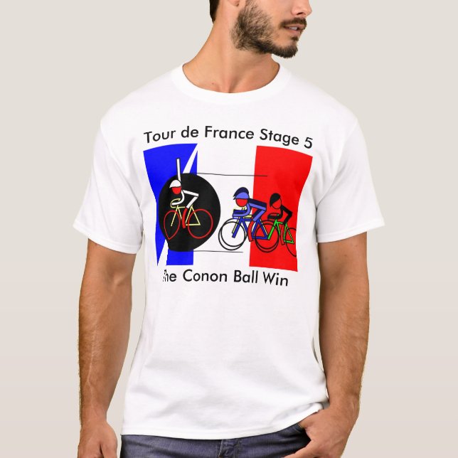 Canon Ball Win - Tour de France T-Shirt (Vorderseite)