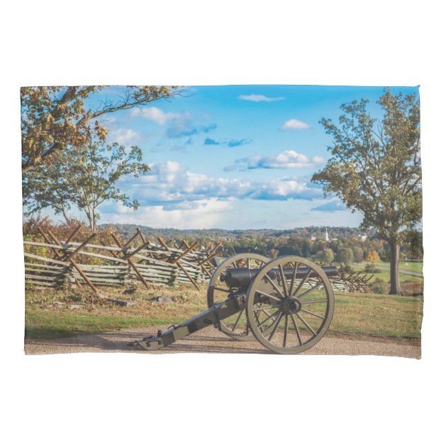 Canons at Gettysburg Kissenbezug (Vorderseite)
