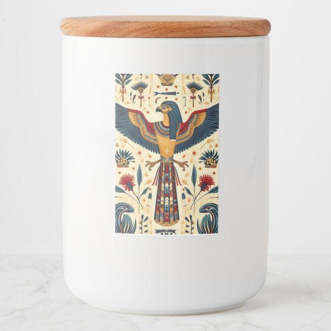 "Canopic Charm Egyptian Jar" Lebensmitteletikett (Vorderseite)