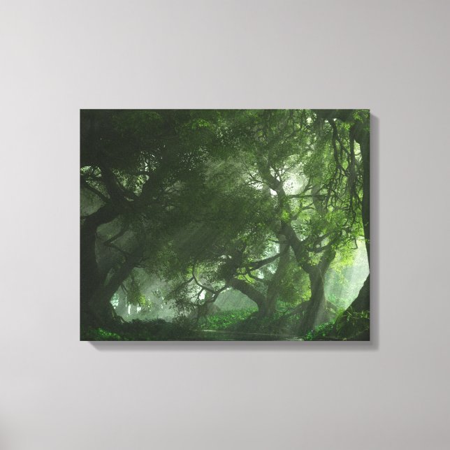 Canopy Creek (Sommer) überzogene Canvas Leinwanddruck (Vorderseite)