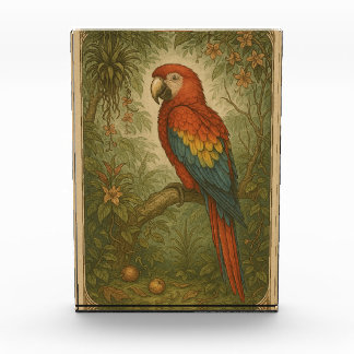 Canopy Sentinel - Die Scarlet Macaw Fotoblock