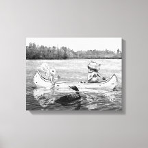 Canosee Loon Raccoon Eichhörnchen