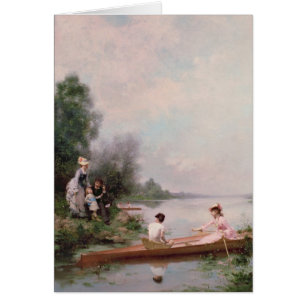 Canotage sur la rivière, 19ème siècle