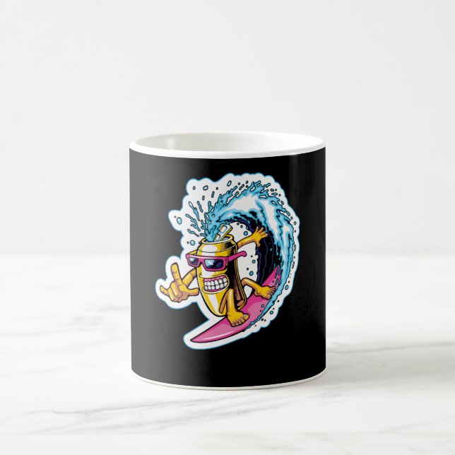 Cans Surfing Kaffeetasse (Mittel)