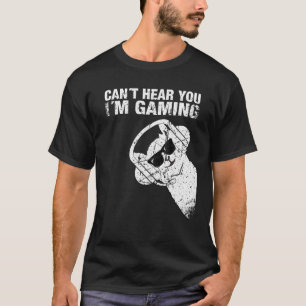 Cant Hear Sie ich bin Gaming Lama Alpaka Gaming mi T-Shirt