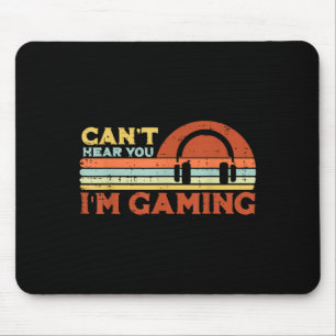 Cant hören Sie im Gaming Headphones Retro Gamer Me Mousepad