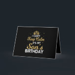 Cant Keep Calm Its My Son Birthday Gift For Son Karte<br><div class="desc">Cant Behielt Calm Sein Sohn zum Geburtstag ist ein tolles Geschenk für den Sohn einer schwangeren Mutter. Das ist auch ein tolles Geschenk für den Geburtstag eines Sohnes. Dieses größte große Sohn Design ist eine tolle Geschenkidee für bald große Söhne zu sein. Gutes Geschenk für einen Sohn zu sein, Schwangerschaftsankündigung...</div>