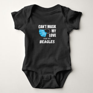 Cant Mask Meine Liebe für Beagle Dog Lover Gesche Baby Strampler