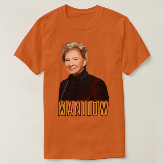 Cant Smile Sans vous Barry Manilow TShirt (Design devant)