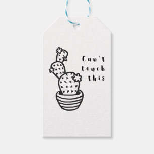 Cant Touch Cactus Geschenkanhänger