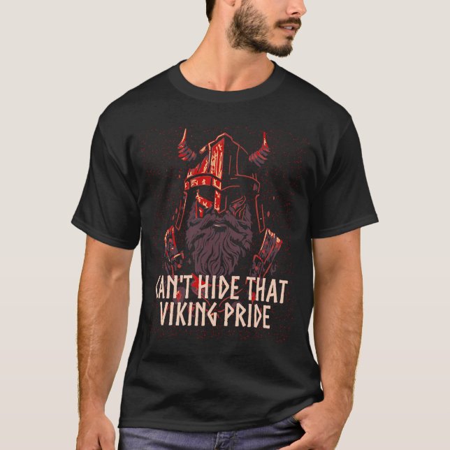 Cant verberge diesen viking stolz norwegisches Nor T-Shirt (Vorderseite)
