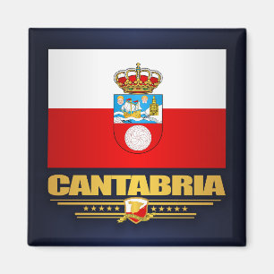 Cantabria Flag Magnet