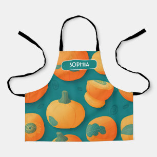Cantaloupe floral farbenfrohe Personalisierte Must Schürze