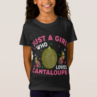 Cantaloupe Fruit Lover Just A Girl, die Canta Lieb