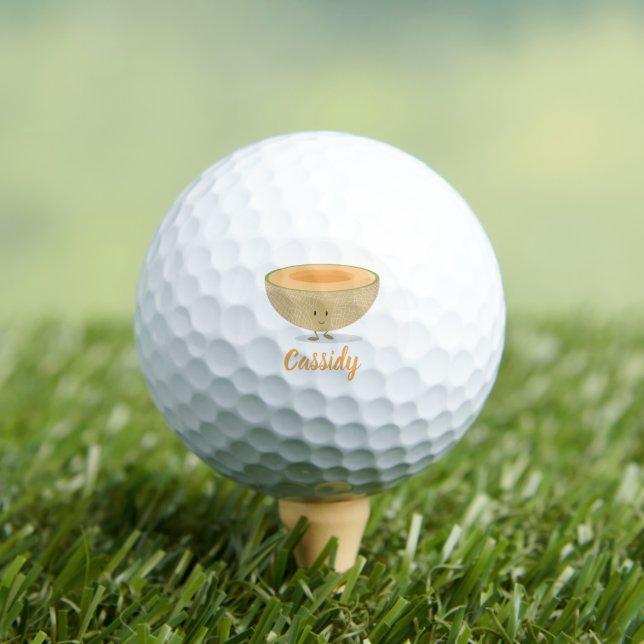 Cantaloupe Name Food Golfball (Insitu T-Shirt)