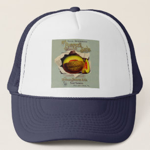 Cantaloupe Seed Advertising Art Antique Truckerkappe