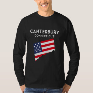 Canterbury Connecticut USA Staat America Travel Co T-Shirt