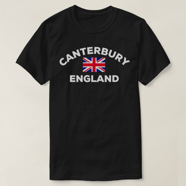 Canterbury England Vereinigtes Königreich Gewerksc T-Shirt (Design vorne)