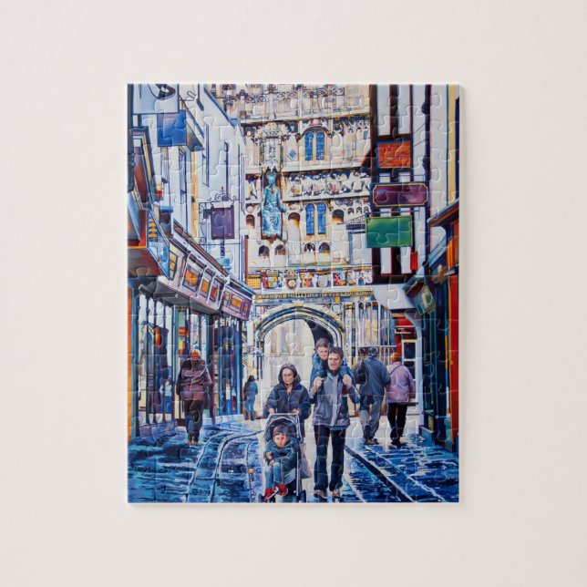 Canterbury-Geschichten-Klassiker-Puzzlespiel (Vertikal)