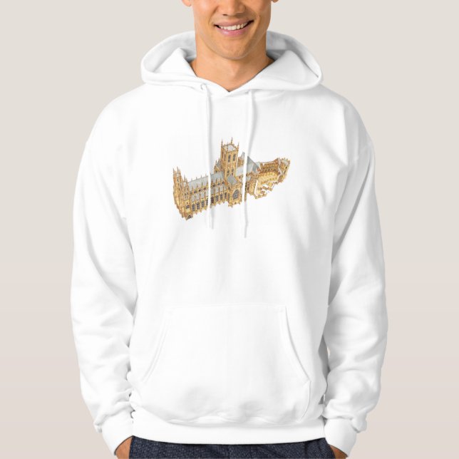 Canterbury-Kathedrale. Großbritannien Hoodie (Vorderseite)