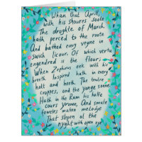 Canterbury Tales Springtime Middle English Citatio