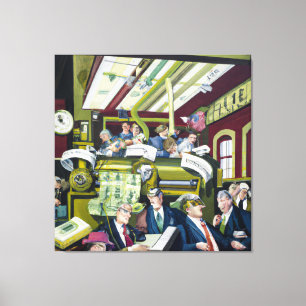 Cantillon Effect Leinwanddruck