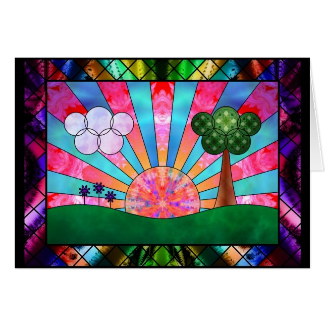 Cantique de la carte Sun (Devant horizontal)