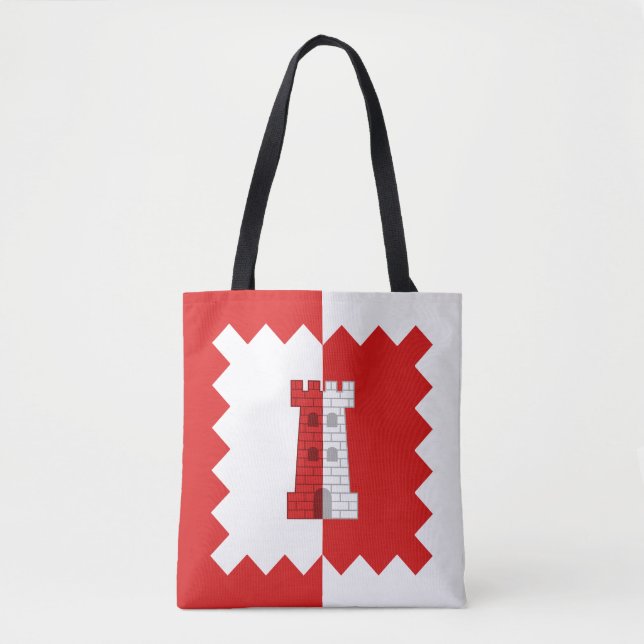 Canton Cydllan Downs Populace Abzeichen Tote Bag Tasche (Vorderseite)