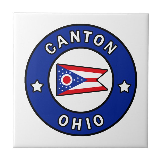 Canton Ohio Fliese (Vorderseite)