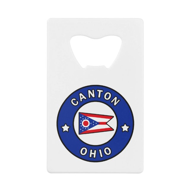 Canton Ohio Geldbeutel Flaschenöffner (Vorderseite)
