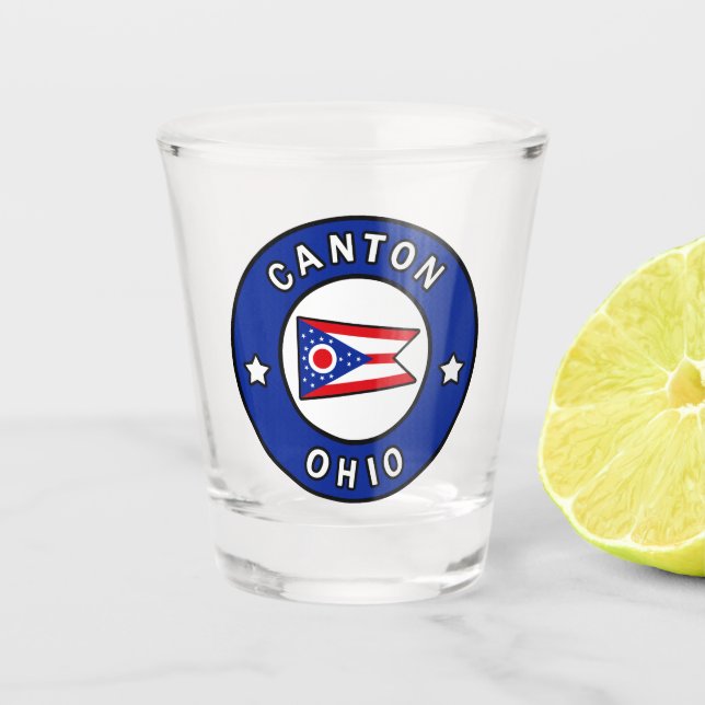 Canton Ohio Schnapsglas (Vorderseite)