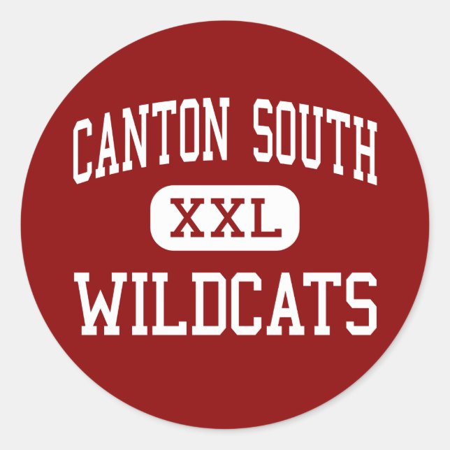 Canton South - Wildcats - Hoch über dem Lago Maggi Runder Aufkleber (Vorderseite)