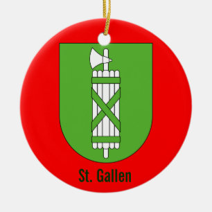 Canton St Gallen * ornement de Noël