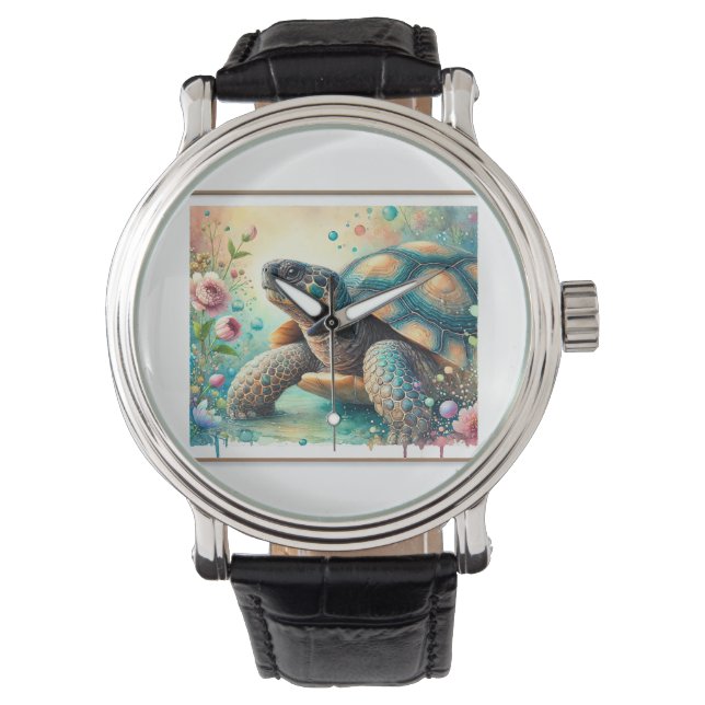 Cantors giant softshell turtle 060824AREF136 - Wat Armbanduhr (Vorderseite)