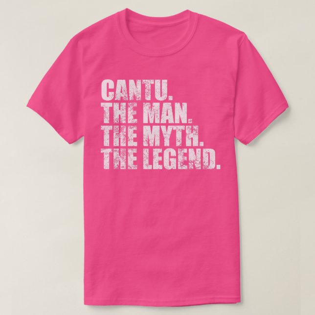 CantuCantu Familienname Cantu Nachname Cantu Name  T-Shirt (Design vorne)
