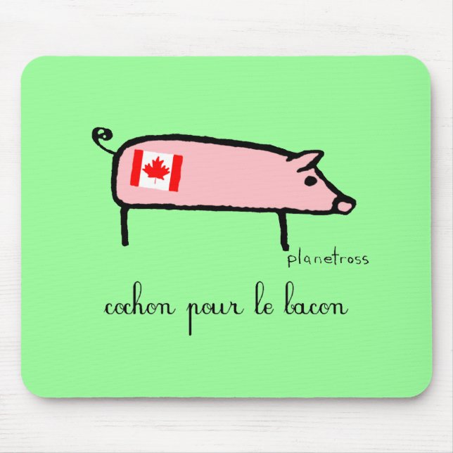 Canuck cochon mousepad (Vorne)