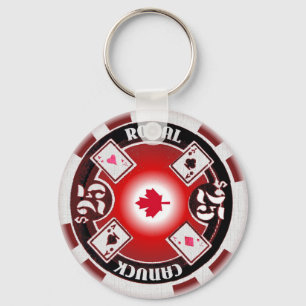 Canuck königlicher Poker-Schlüsselanhänger Schlüsselanhänger