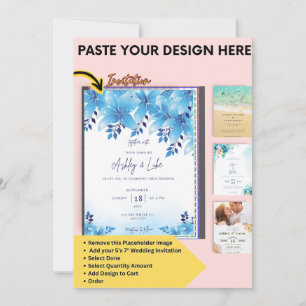 Canva Wedding Einladung & Speichern der Daten Vorl
