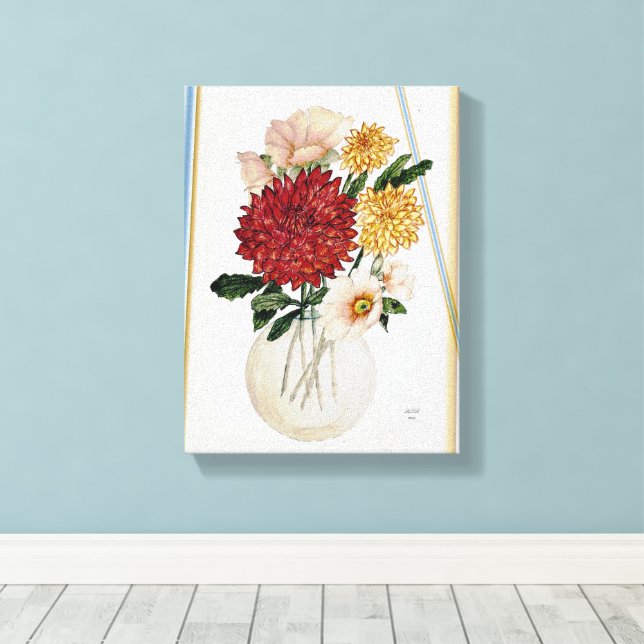 Canvas-Druck Leinwanddruck (Insitu (Holzboden))