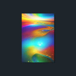 Canvas drucken Abstrakte Mauer Art Jewel Rainbow C Leinwanddruck<br><div class="desc">Dieses Stück heißt Liquid Sky wegen der Farbflut,  die auf die Leinwand gegossen zu sein scheint. Die juwelengeschmückten Regenbogenfarben verleihen jedem Raum Eleganz und Wohlbefinden. Bitte kontaktieren Sie mich für spezielle Anfragen.</div>