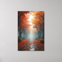 Canvas Herbst Print