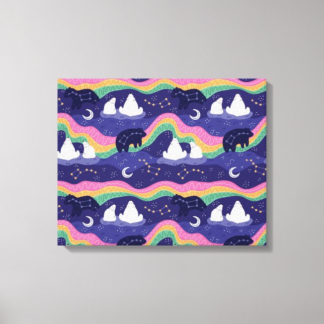 Canvas Lights Print Leinwanddruck (Vorderseite)