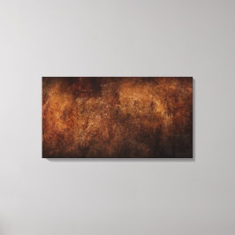 Canvas Print - Abstrakt getexturierter Rostbraun B Leinwanddruck