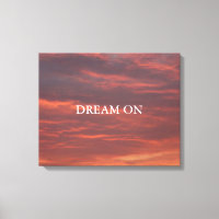 Canvas Print am frühen Morgen