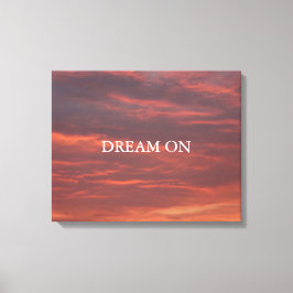 Canvas Print am frühen Morgen Leinwanddruck