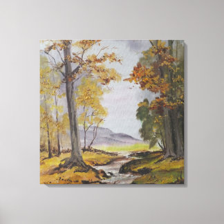 Canvas Print Ann Hayes Painting Forest Stream Leinwanddruck