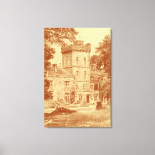 Canvas Print - "Capernwray Hall" (Custard/Cinn) Leinwanddruck
