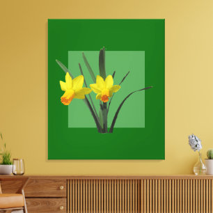 Canvas Print - Daffodien Leinwanddruck